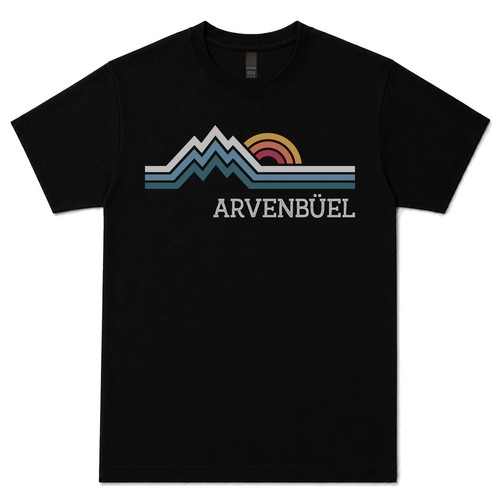 Arvenbüel retro logo shirt - arvenbÜel, t-shirt