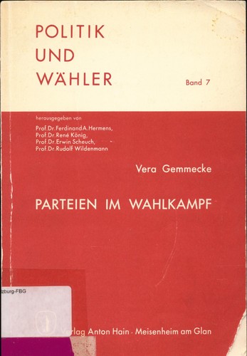 Parteien wahlkampf eine - parteien,