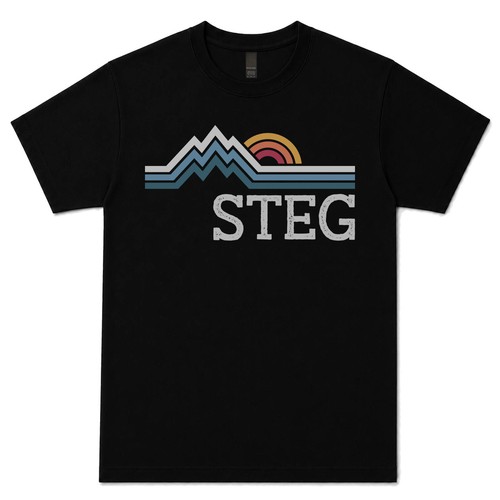 Steg retro logo shirt - logo, t-shirt