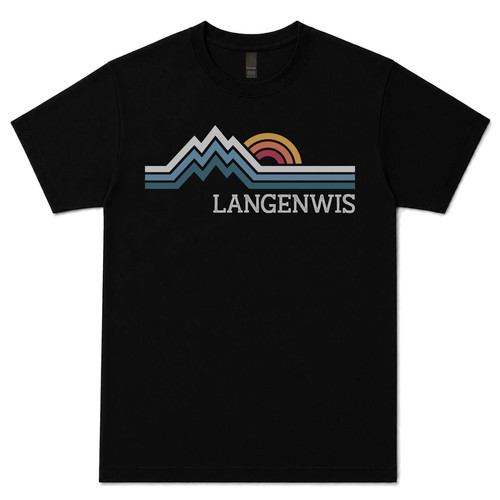 Langenwis retro logo - logo, t-shirt