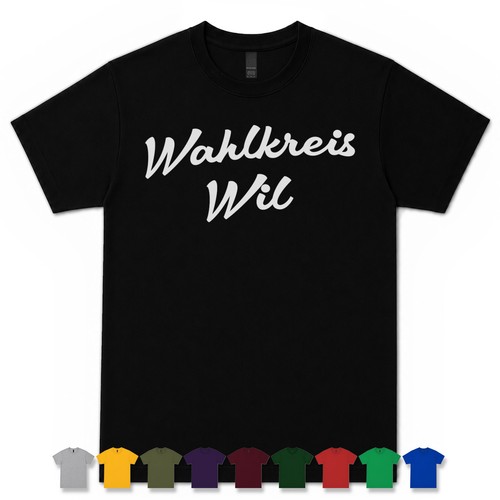 Wahlkreis wil retro script - wahlkreis,