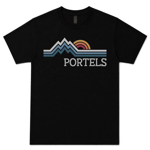 Portels retro logo - logo, t-shirt